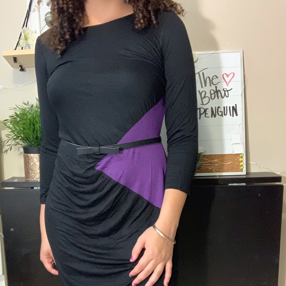 Black pencil dress